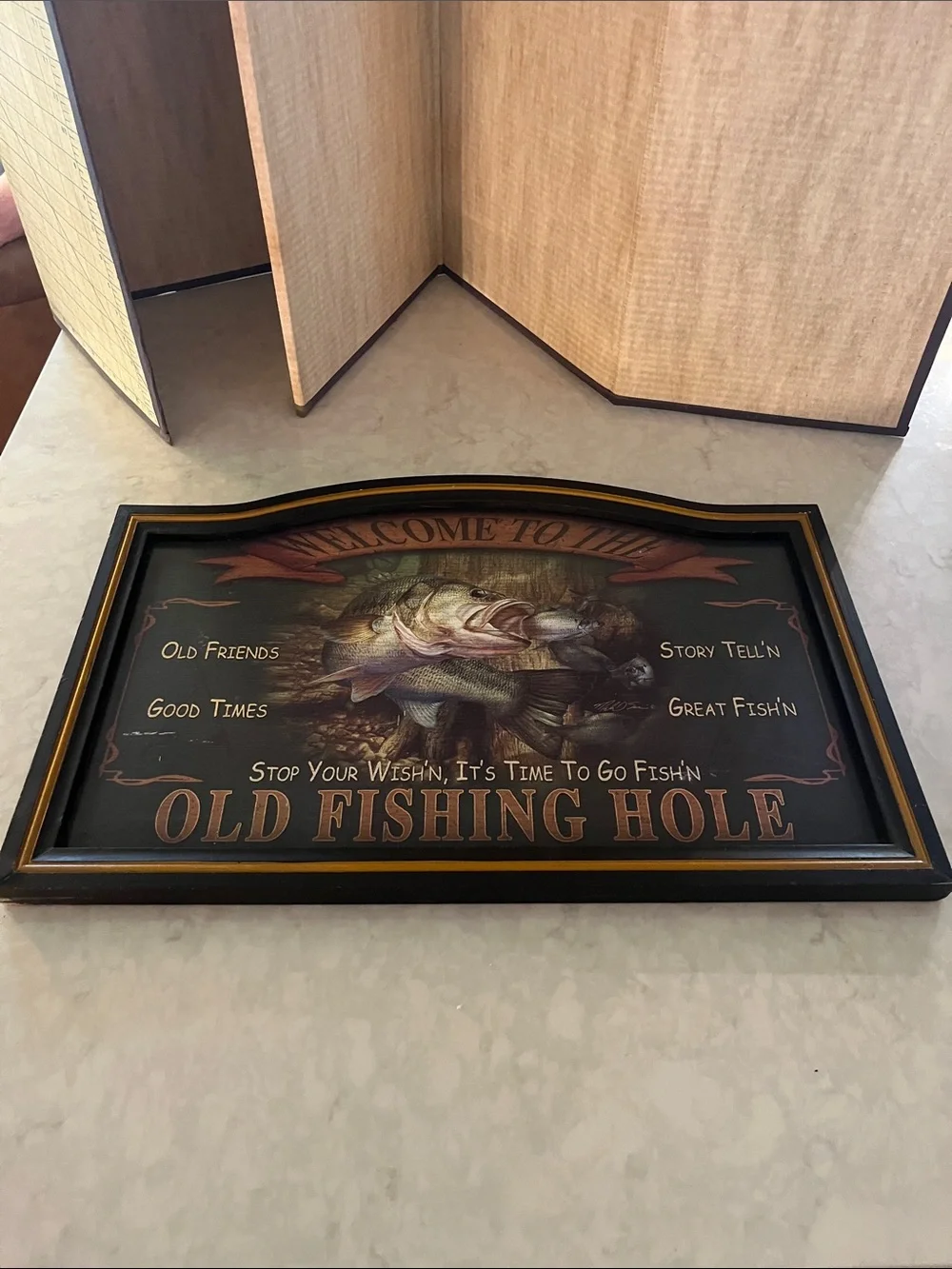 American Sportsman  Sign Company ready hang
